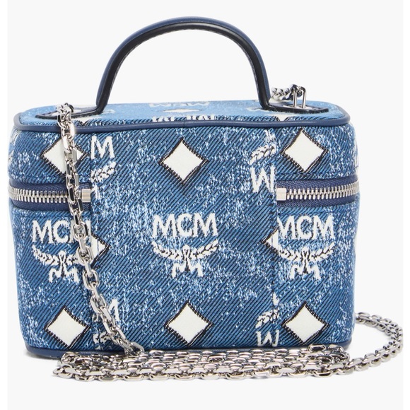 MCM Denim Blue small bag - Picture 2 of 12
